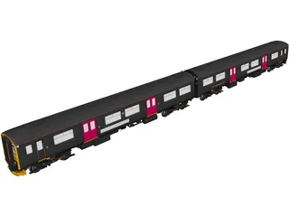 British Rail Class 150 Sprinter (1984) 3D Model 3D Preview