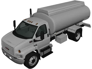 GMC Topkick C8500 Regular Cab Tanker Truck (2004) 3D Model