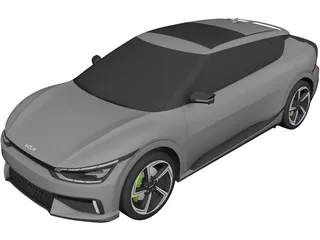 Kia EV6 GT (2022) 3D Model