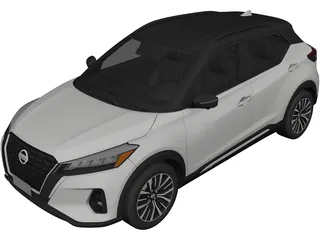 Nissan Kicks (2022) 3D Model