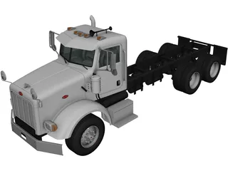 Peterbilt 357 DayCab Chassis Truck (2006) 3D Model