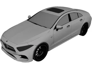 Mercedes-Benz CLS AMG (2018) 3D Model
