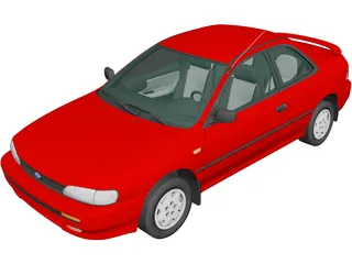 Subaru Impreza Coupe (1995) 3D Model