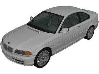 BMW 3-Series Coupe (2004) 3D Model
