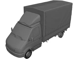 Renault Master Pickup (1997) 3D Model