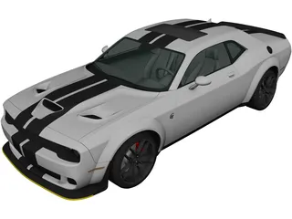 Dodge Challenger SRT Hellcat (2018) 3D Model