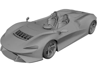 McLaren Elva (2021) 3D Model