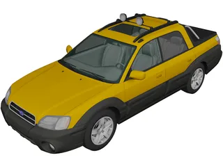 Subaru Baja (2002) 3D Model