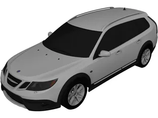 Saab 9-3X (2010) 3D Model