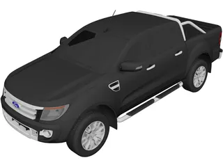 Ford Ranger (2012) 3D Model