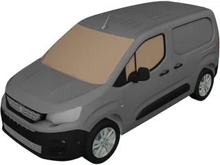 Peugeot Partner (2019) 3D Model