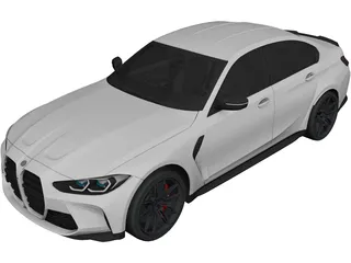 BMW M3 Competition (2021) 3D Model