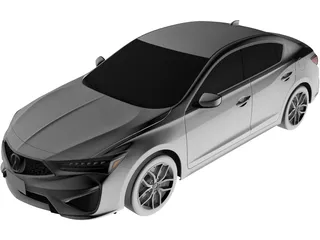 Acura ILX (2019) 3D Model 3D Preview