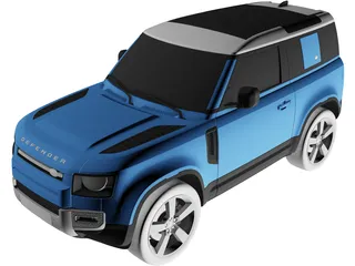 Land Rover Defender 90 (2020) 3D Model