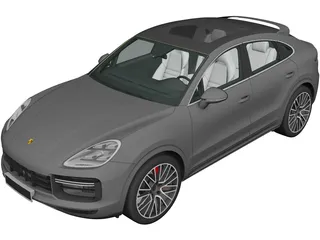 Porsche Cayenne Turbo Coupe (2020) 3D Model