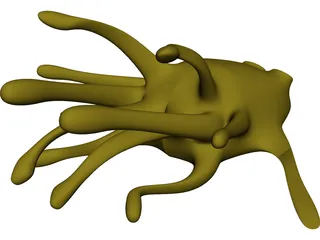 Extra Terrestial Fish 3D Model 3D Preview