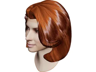 Head Sandra Bullock 3D Model