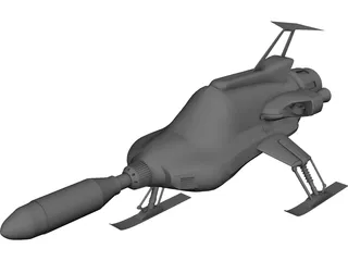 UFO Interceptor 3D Model