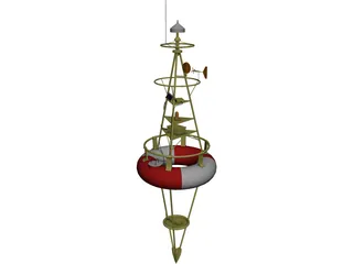 Harbor Buoy 3D Model