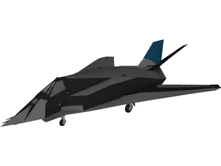 F-117 3D Model