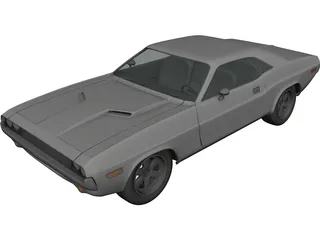 Dodge Challenger 3D Model