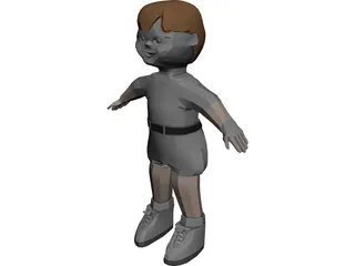 Doll Boy 3D Model