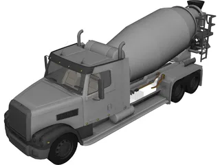 Volvo FMX 2014 Mixer 3D Model $199 - .max .c4d .fbx .ma .obj - Free3D