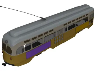 Train Car 3D Model 3D Preview