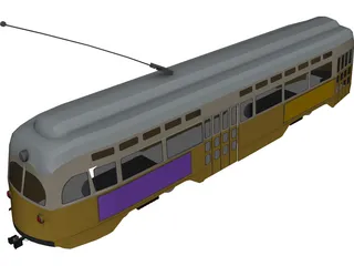 Train Car 3D Model