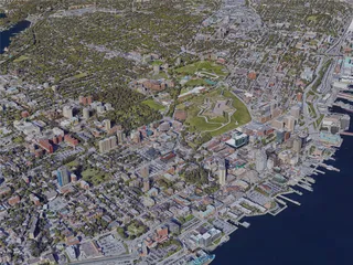 Halifax City, Canada (2021) 3D Model