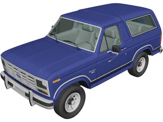 Ford Bronco (1982) 3D Model