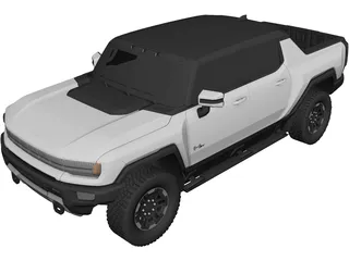 GMC Hummer EV (2022) 3D Model