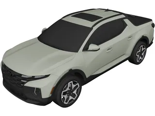 Hyundai Santa Cruz (2022) 3D Model