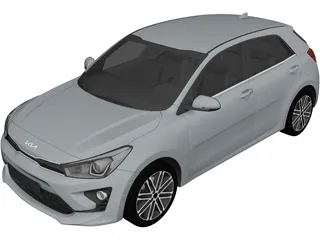 Kia Rio Hatchback (2021) 3D Model 3D Preview
