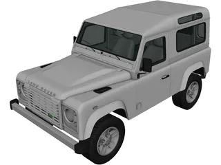 Land Rover Defender 90 (2011) 3D Model