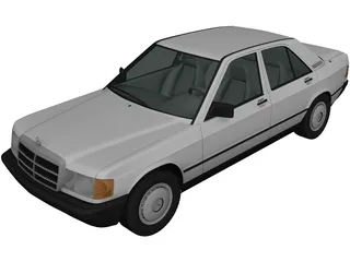 Mercedes-Benz 190 (1982) 3D Model