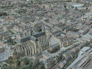 Amiens City, France (2021) 3D Model