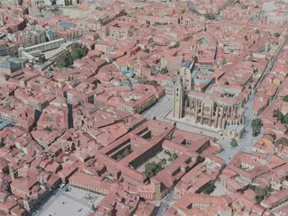 Leon City, Spain (2021) 3D Model