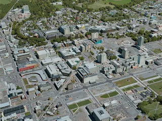 Christchurch City, New Zealand (2021) 3D Model