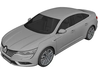 Renault Talisman (2016) 3D Model 3D Preview