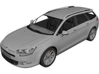 Citroen C5 Estate 3D Model