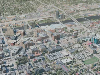 Grand Rapids City, USA (2021) 3D Model