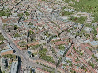 Karlsruhe City, Germany (2021) 3D Model