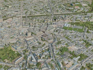 Le Mans City, France (2021) 3D Model