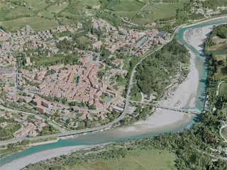 Bobbio City, Italy (2021) 3D Model