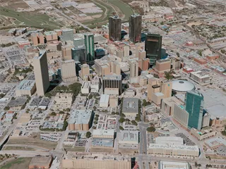 Fort Worth City, USA (2021) 3D Model