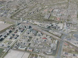 Hoofddorp City, Netherlands (2021) 3D Model