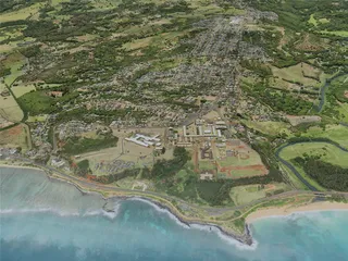 Kapaa City, USA (2021) 3D Model