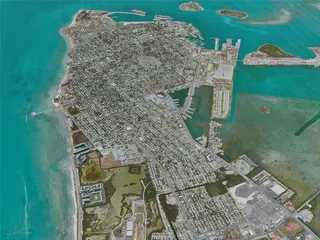 Key West City, USA (2021) 3D Model