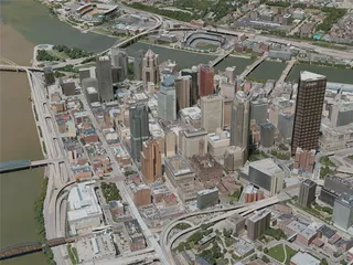 Pittsburgh City, USA (2021) 3D Model